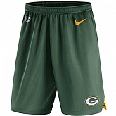 Men's Green Bay Packers Nike Green Knit Performance Shorts